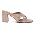 Coral Criss-Cross Heels